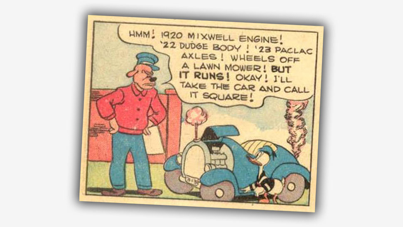 Illustration for article titled Everything You Urgently Need To Know About Donald Duck's Car